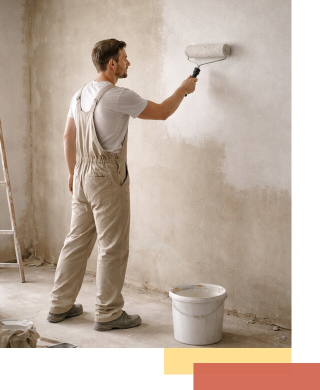 Грунтовка стен под отделку в Нефтеюганске профессиональным раствором