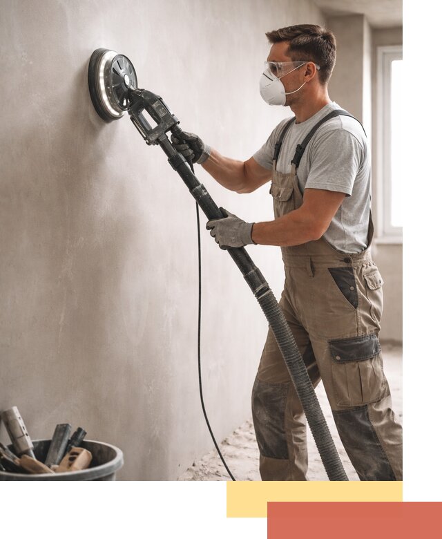 Профессиональная шлифовка стен в Нефтеюганске быстро и качественно