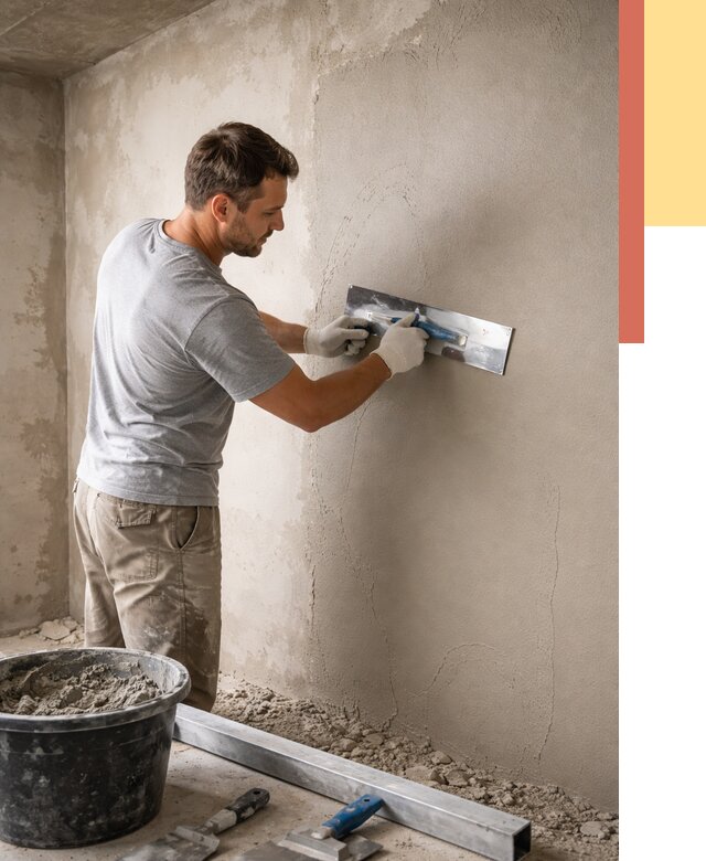 Штукатурка стен без маяков в Нефтеюганске от 7321 руб/м2 — услуги и цена | ОТДЕЛОЧНИК-Нфт