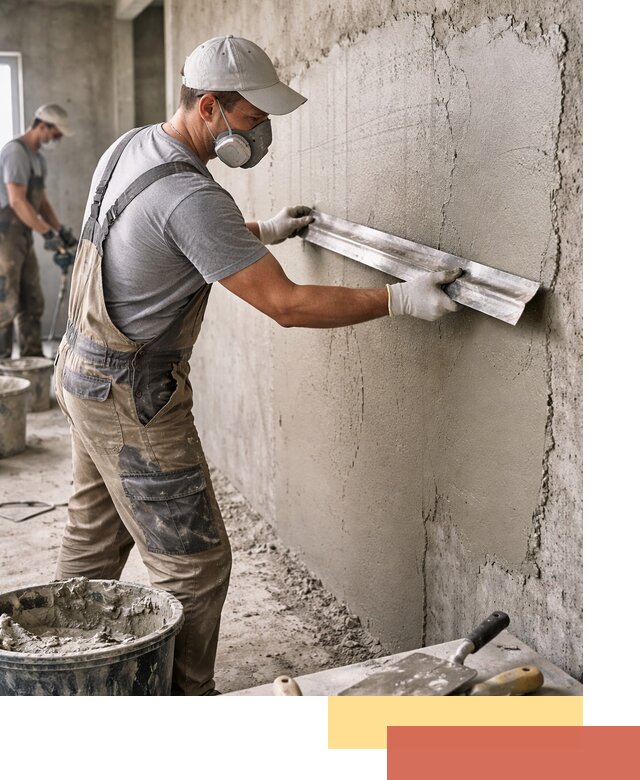 Штукатурка бетонных стен в Нефтеюганске качественно и долговечно