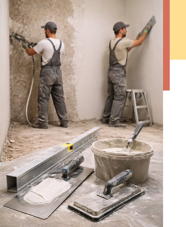 Штукатурка стен под обои в Нефтеюганске от 4576 руб./м2 — выравнивание под обои | ОТДЕЛОЧНИК-Нфт