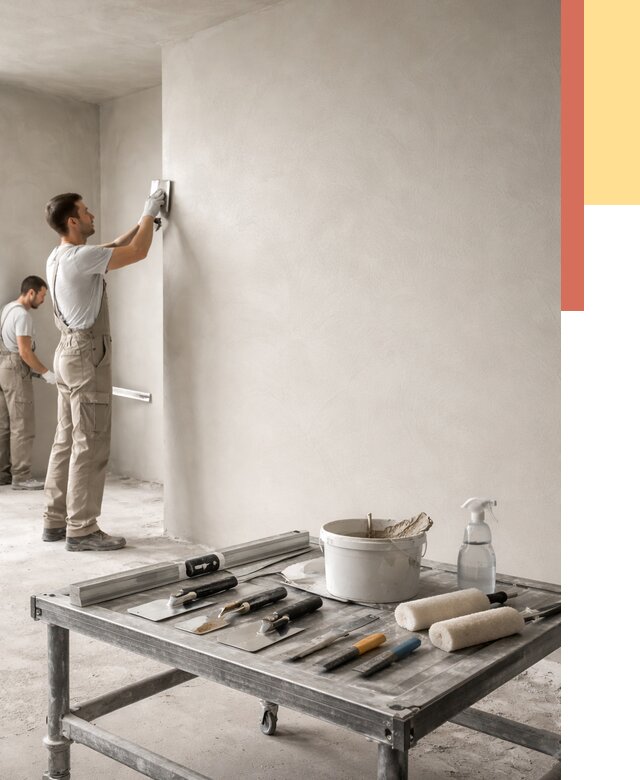 Штукатурка стен под покраску в Нефтеюганске от 4576 руб./м² — качественно и недорого | ОТДЕЛОЧНИК-Нфт