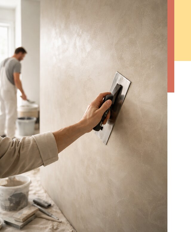 Венецианская штукатурка в Нефтеюганске от 3559 руб/м² — нанесение стен под ключ | ОТДЕЛОЧНИК-Нфт