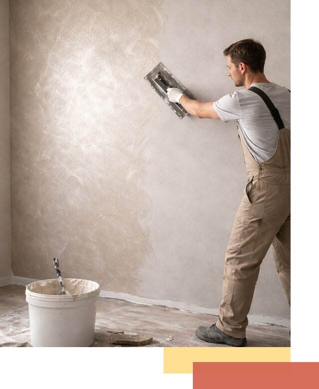 Декоративная штукатурка «Мокрый шелк» под ключ в Нефтеюганске