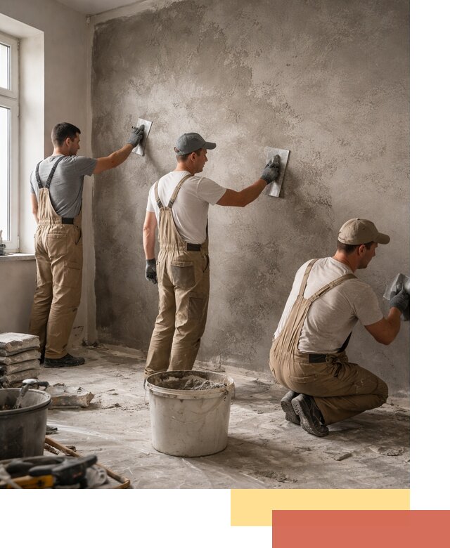 Декоративная штукатурка под бетон в Нефтеюганске для стен и потолков