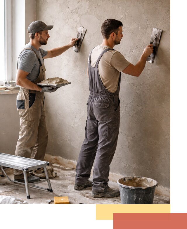 Ремонт декоративной штукатурки и восстановление фактуры в Нефтеюганске