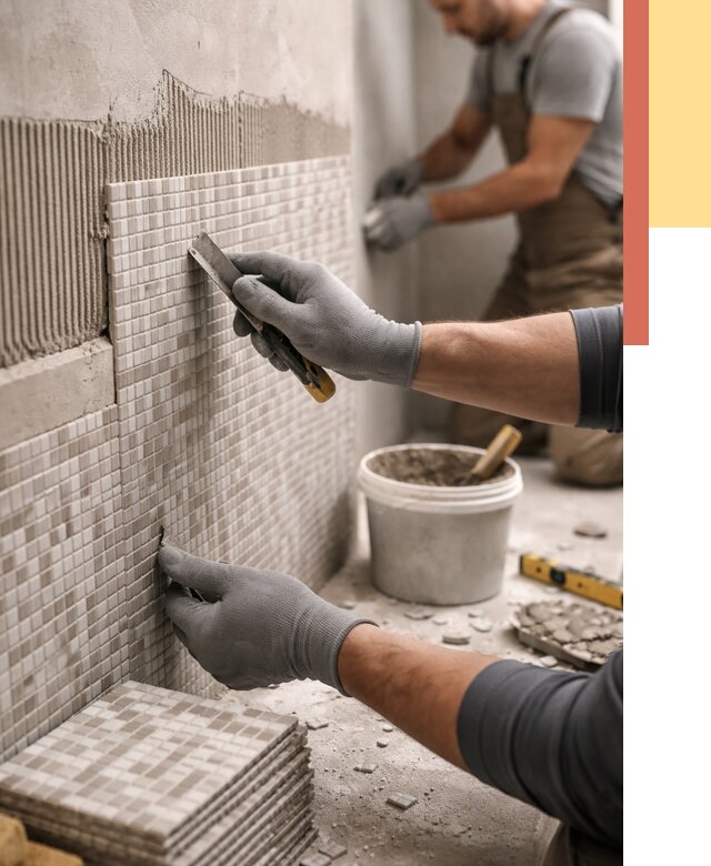 Облицовка стен мозаикой в Нефтеюганске от 3254 руб/м2 — укладка мозаики на стены | ОТДЕЛОЧНИК-Нфт