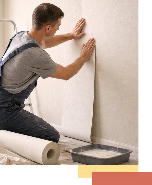 Поклейка флизелиновых обоев в Нефтеюганске качественно и быстро