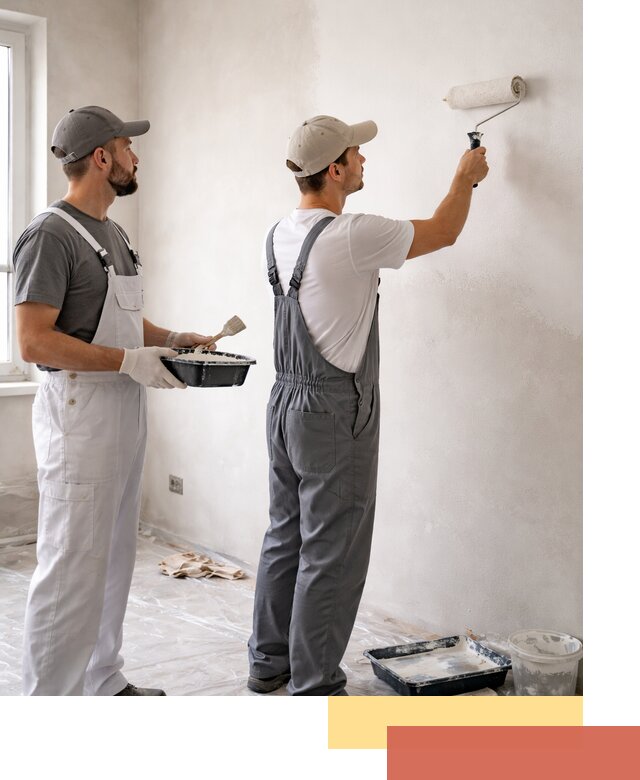 Покраска стен водоэмульсионной краской в Нефтеюганске