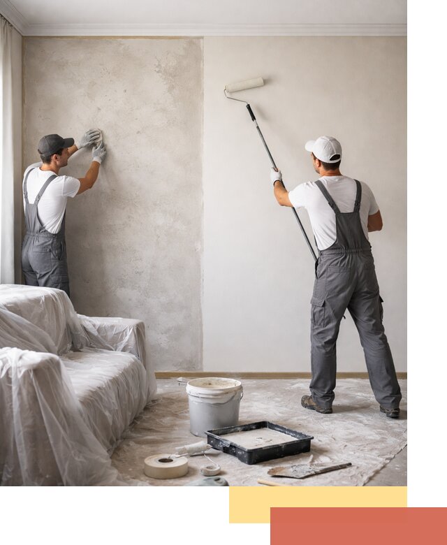 Покраска стен антивандальной краской в Нефтеюганске