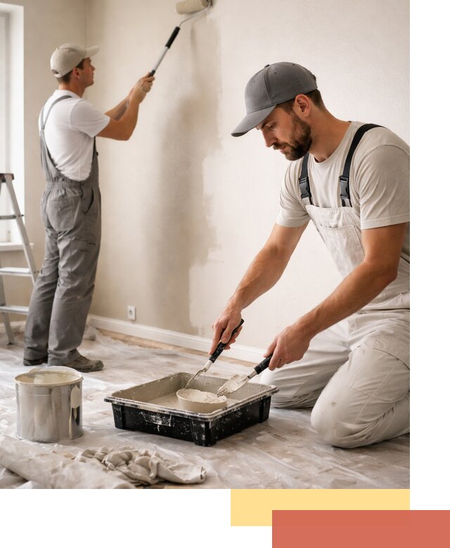 Покраска стен в квартире в Нефтеюганске — профессионально и аккуратно