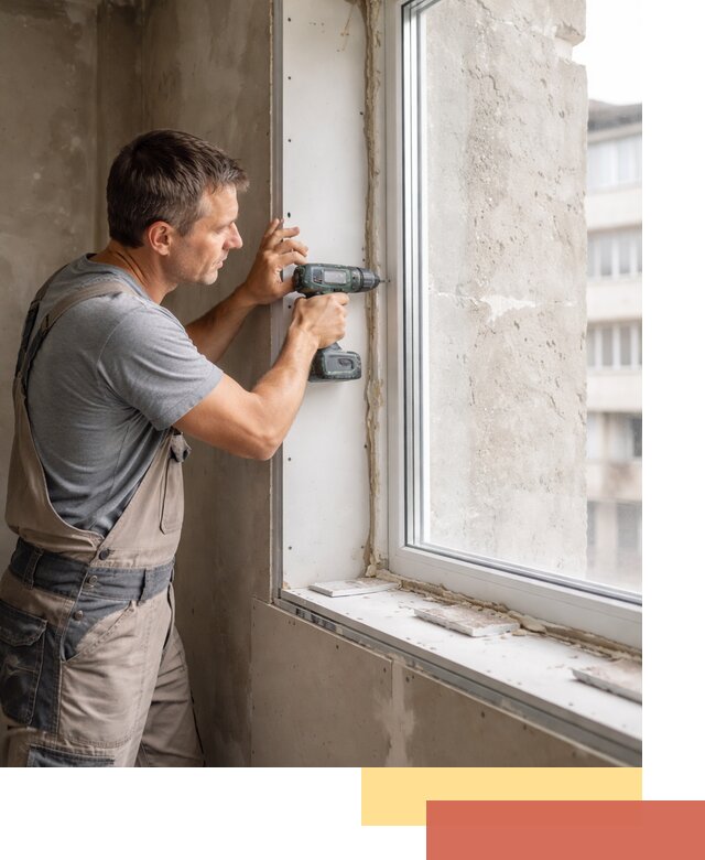 Монтаж гипсокартонных откосов в Нефтеюганске под ключ