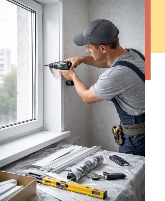 Установка пластиковых откосов в Нефтеюганске от 2288 руб. | ОТДЕЛОЧНИК-Нфт монтаж, быстро и недорого