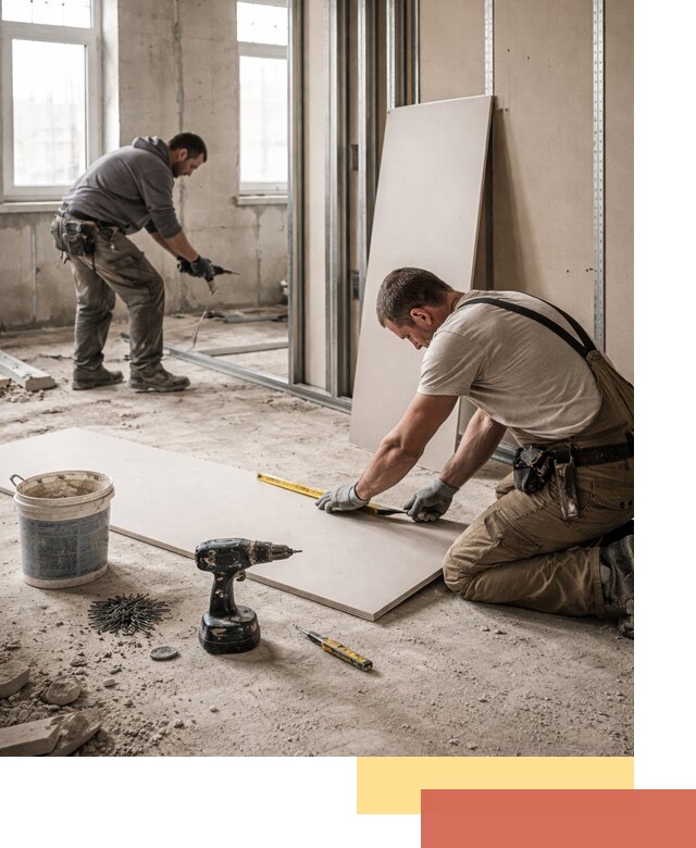 Кладка перегородок из ПГП под ключ в Нефтеюганске