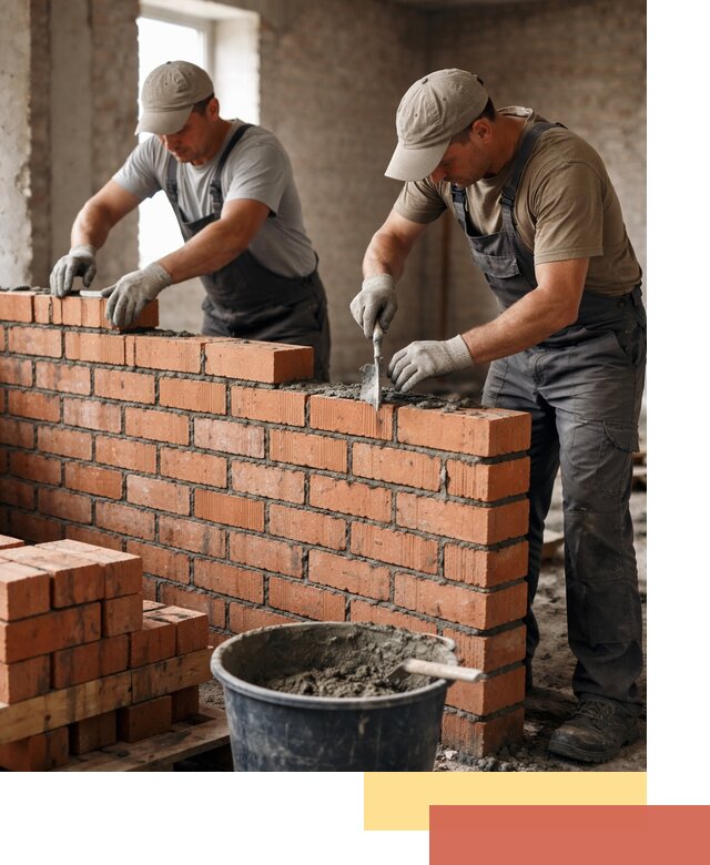 Кладка кирпичных перегородок под ключ в Нефтеюганске