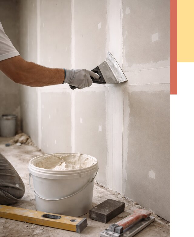 Шпаклевка перегородок из гипсокартона в Нефтеюганске от 2542 руб. — услуги ОТДЕЛОЧНИК-Нфт