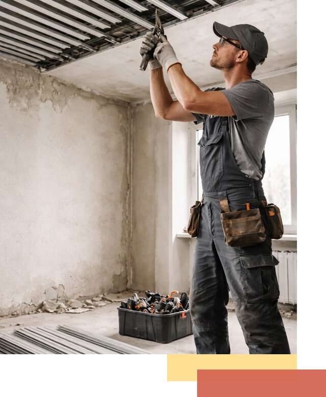 Демонтаж реечного потолка в Нефтеюганске быстро и аккуратно