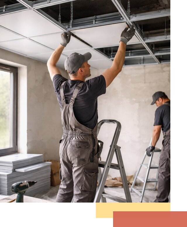 Монтаж кассетного потолка в Нефтеюганске качественно и быстро