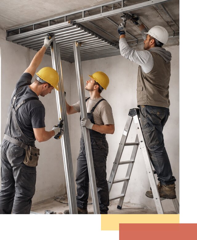 Монтаж реечного потолка под ключ в Нефтеюганске