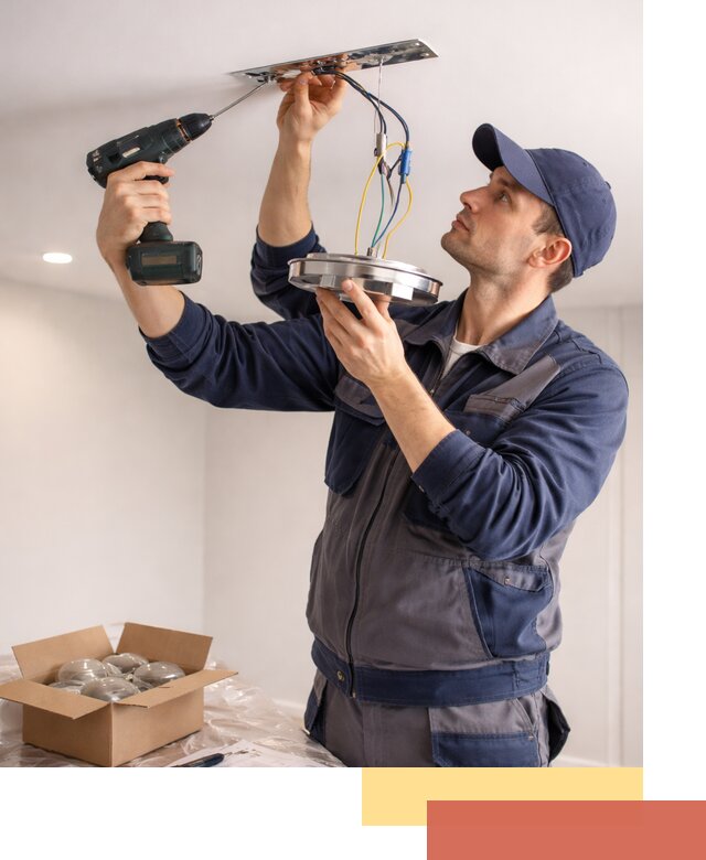 Установка люстры в натяжной потолок в Нефтеюганске