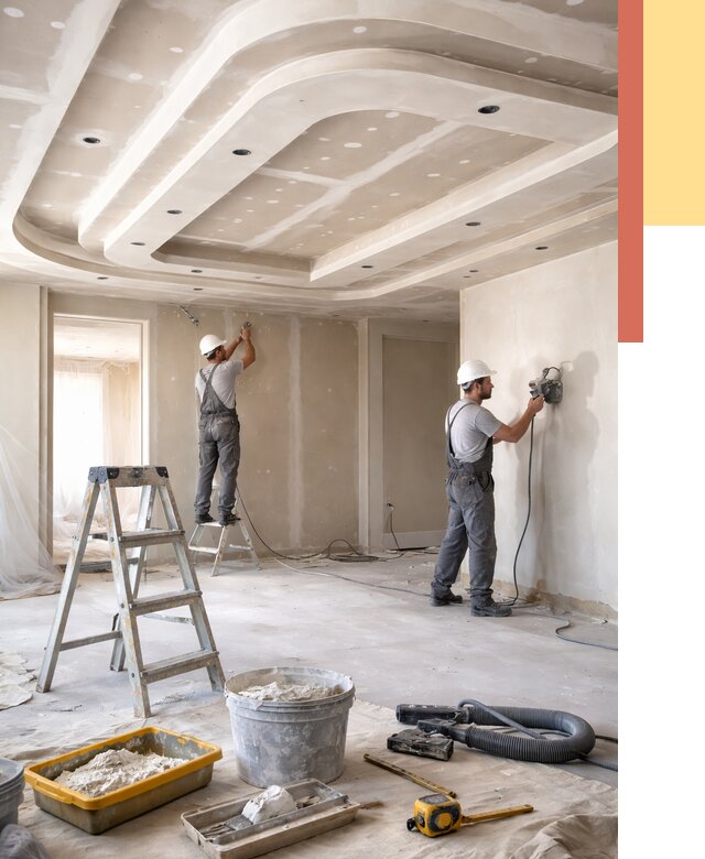 Многоуровневый потолок из гипсокартона в Нефтеюганске от 763 руб. под ключ | ОТДЕЛОЧНИК-Нфт