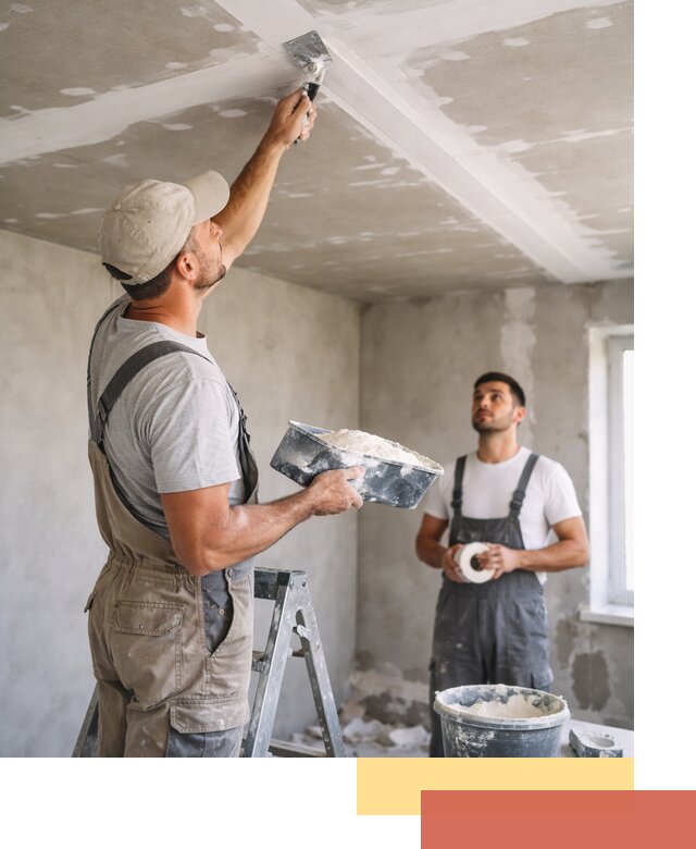 Обработка швов потолка ГКЛ в Нефтеюганске: качественная заделка и шпатлевка