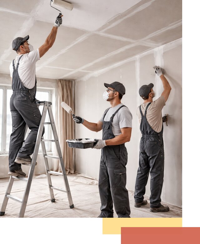 Покраска потолка из гипсокартона в Нефтеюганске качественно и недорого