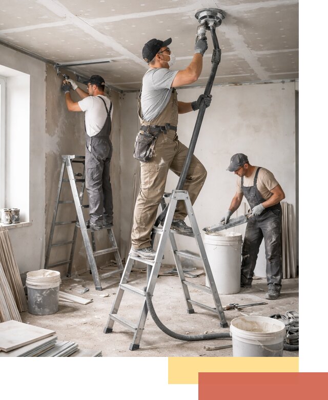 Ремонт потолка из гипсокартона в Нефтеюганске: быстрый и качественный монтаж