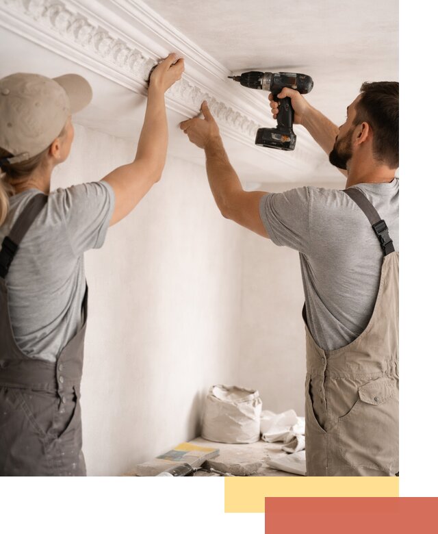 Профессиональный монтаж лепнины на потолок в Нефтеюганске