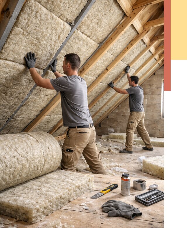 Утепление потолка минватой в Нефтеюганске от 1474 руб. — быстро и недорого | ОТДЕЛОЧНИК-Нфт