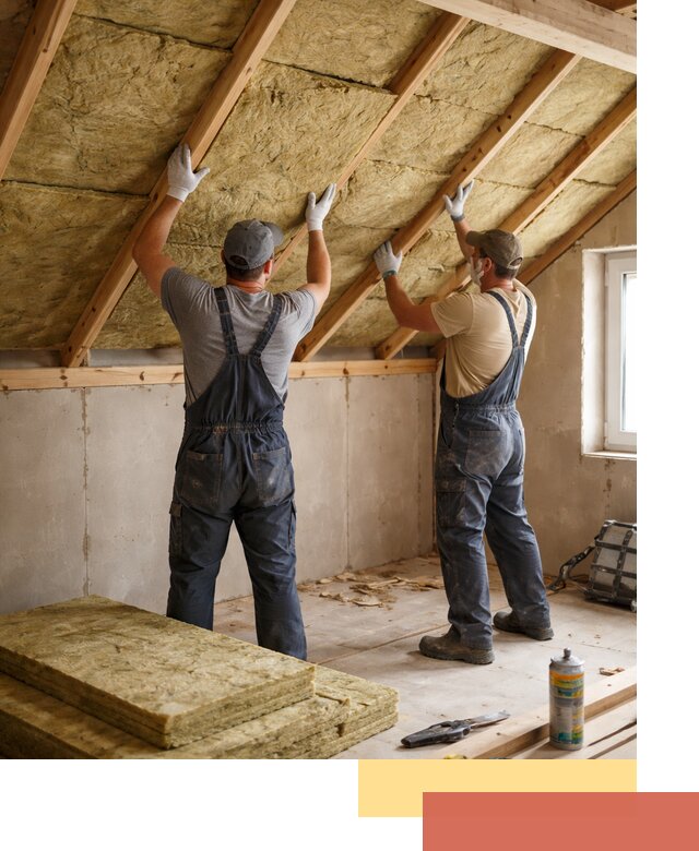 Утепление потолка минеральной ватой в Нефтеюганске